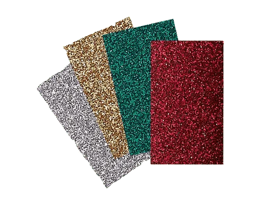 Brother CATG03 Iron-On Transfer Glitter Sheets, Holiday Colors