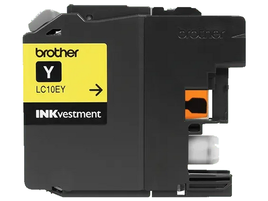 Brother Genuine LC10EY INKvestment Super High-yield Yellow Ink Cartridge