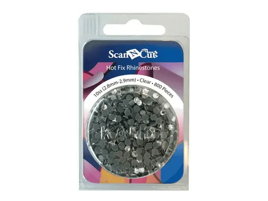 Brother CARS10C Clear Rhinestone Refill Pack, 10SS (2.8 mm - 2.9 mm)