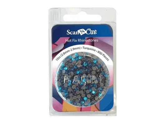 Brother CARS10T Turquoise Rhinestone Refill Pack, 10SS (2.8 mm - 2.9 mm)
