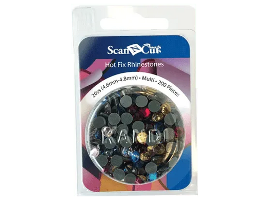 Brother CARS20M Multi Rhinestone Refill Pack, 20SS (4.6 mm - 4.8 mm)