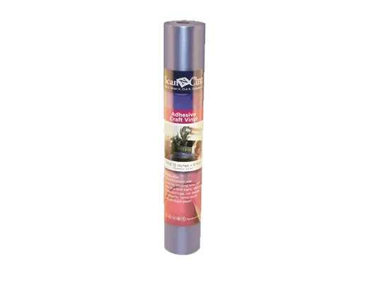 Brother CAVINYLSR Silver Adhesive Craft Vinyl Roll