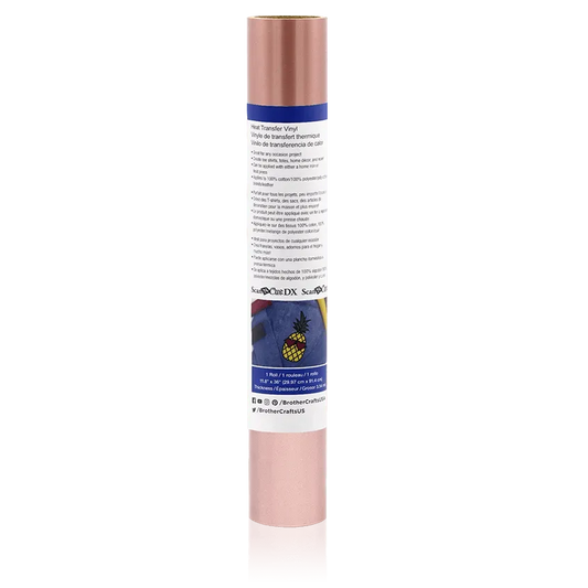 Brother CAHTVERGO ScanNCut Rose Gold Iron-On Vinyl, 3 ft Roll