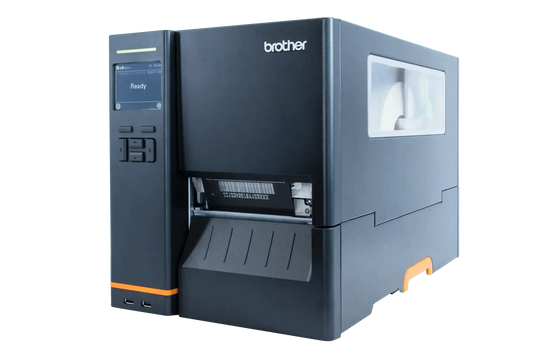 Brother Titan TJ-4520TN High-Res, Fast-Speed Industrial Barcode Label Printer, LCD Display
