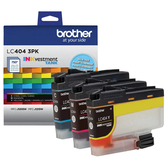 Brother Genuine LC4043PKS INKvestment Standard-yield 3 Pack Color Ink Cartridges