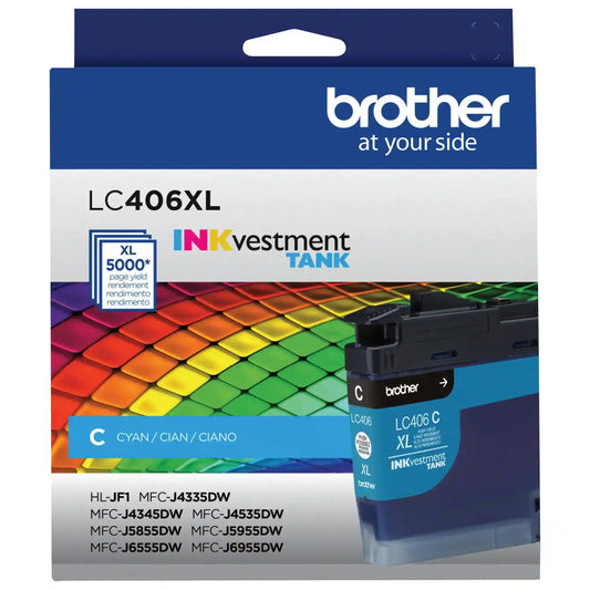 Brother LC406XLMS High-Yield Magenta INKvestment Tank Ink Cartridge