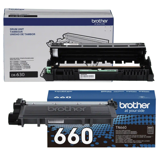 Brother DR630TN660BUND High-Yield TN660 and Drum Unit DR630 Bundle