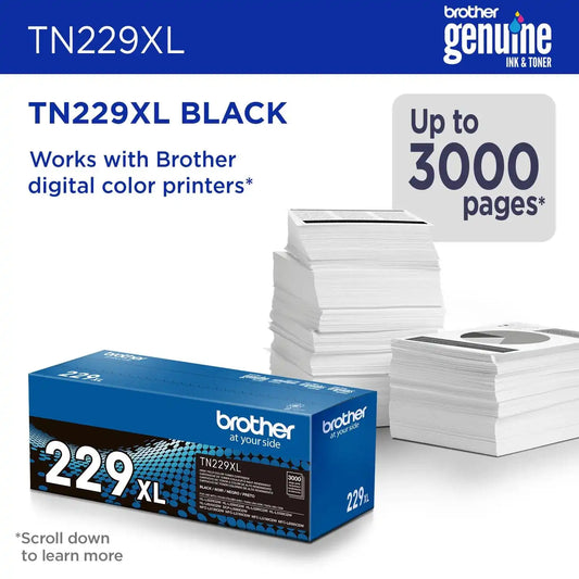 Brother Genuine TN229M Standard Yield Magenta Toner Cartridge
