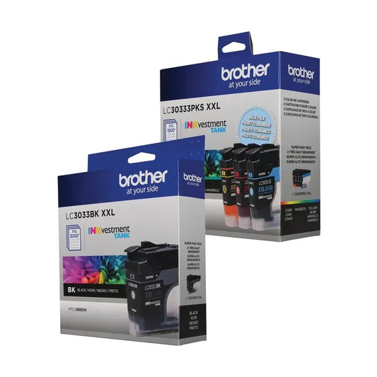 Brother Genuine LC3033BUND Super High-Yield LC3033 Ink Cartridge Bundle