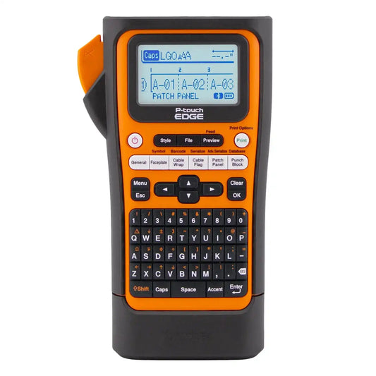 Brother P-touch EDGE PT-E310BTVP Bluetooth® Handheld Industrial Label Printer Up to ~3/4in