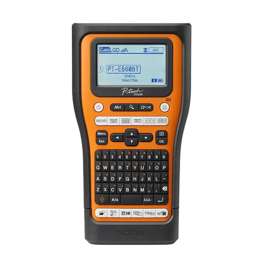 Brother P-touch EDGE PT-E560BTVP Bluetooth® Handheld Industrial Label Printer, Up to ~1in