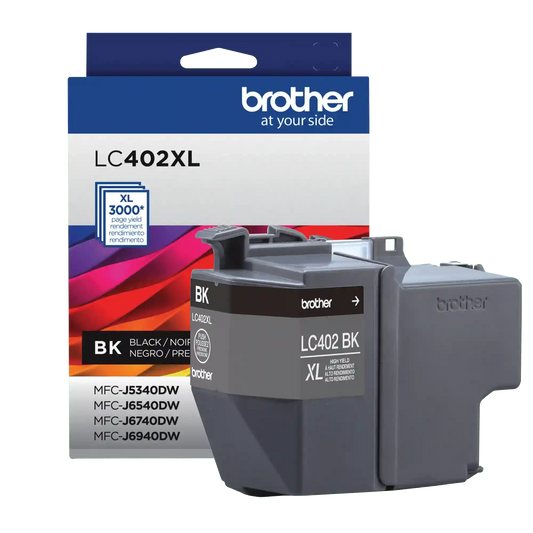 Brother Genuine LC402XLCS High-yield Cyan Ink Cartridge