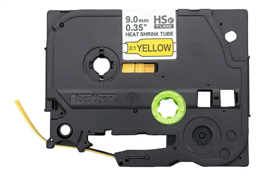 HSE621E Black on Yellow 3:1 Heat Shrink Tube