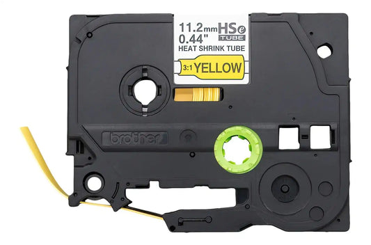 HSE631E Black on Yellow 3:1 Heat Shrink Tube