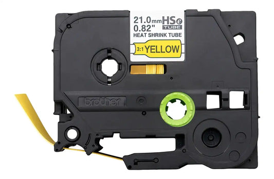 HSE651E Black on Yellow 3:1 Heat Shrink Tube