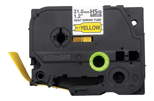 HSE661E Black on Yellow 3:1 Heat Shrink Tube