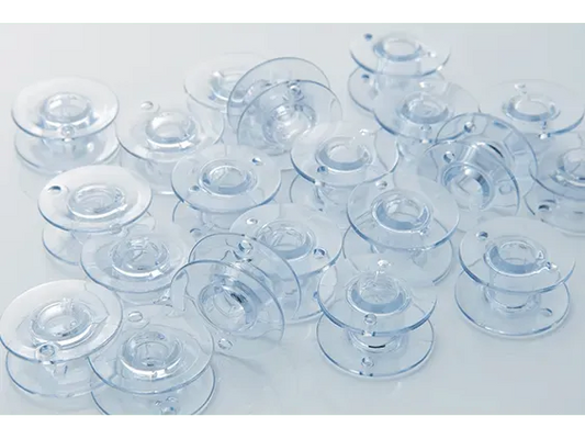 Brother SA155 Clear Plastic 9.4 Size Embroidery Bobbins (10-Pack)
