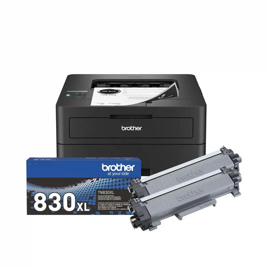 Brother HL-L2460DW Wireless Compact Monochrome Laser Printer with Toner Bundle
