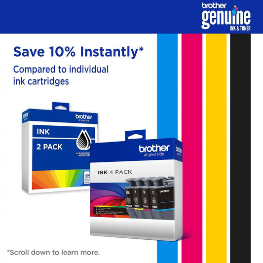 Brother LC504XL 4-Pack High Yield Ink Bundle