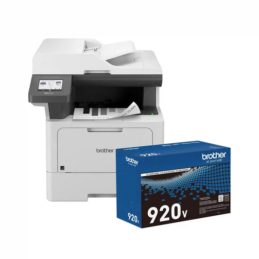 Brother MFC-L5710DW920VBD Business Monochrome Laser All-in-One Printer with Toner Cartridge