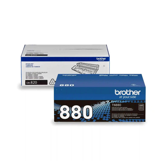 Brother DR820 and TN880 Super High Yield Toner and Drum Bundle