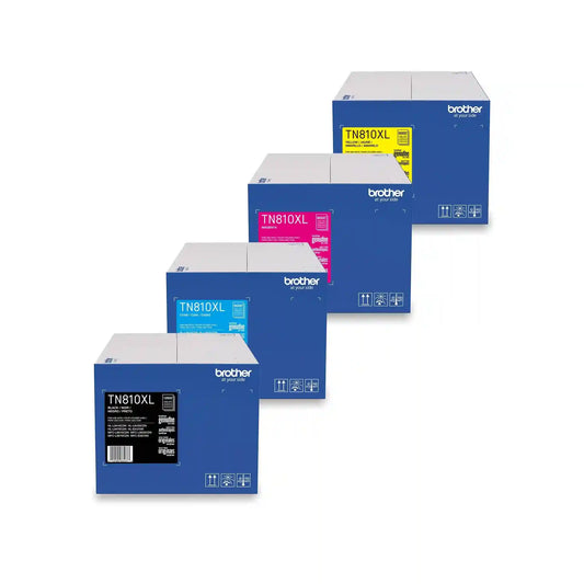 Brother TN810XL 4-Pack High Yield Toner Bundle