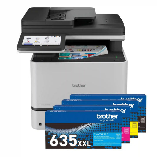 Brother MFC-L8930CDW Business Color Laser All-in-One Printer Bundle