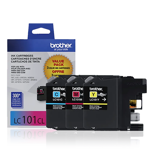 Brother Genuine LC1013PKS Standard-yield 3 pack color Ink Cartridges