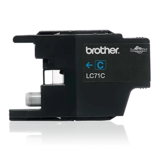 Brother Genuine LC71C Standard-yield Cyan Ink Cartridge