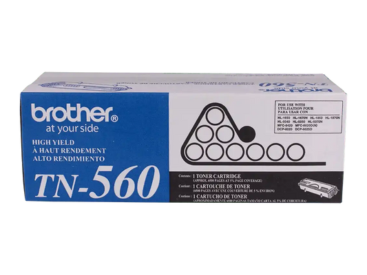 Brother Genuine TN530 Black Toner Cartridge