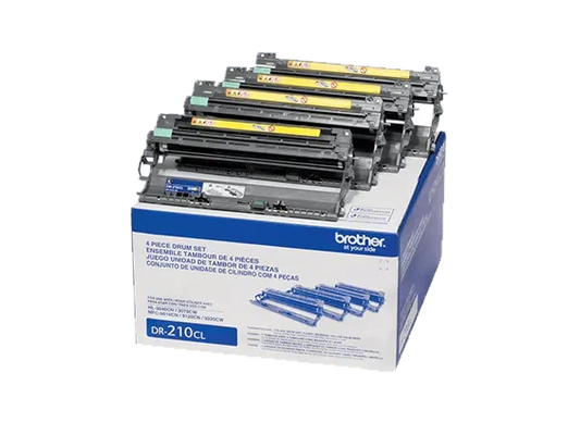 Brother DR210CL Drum Unit Set with Approx. 15,000-Page Yield