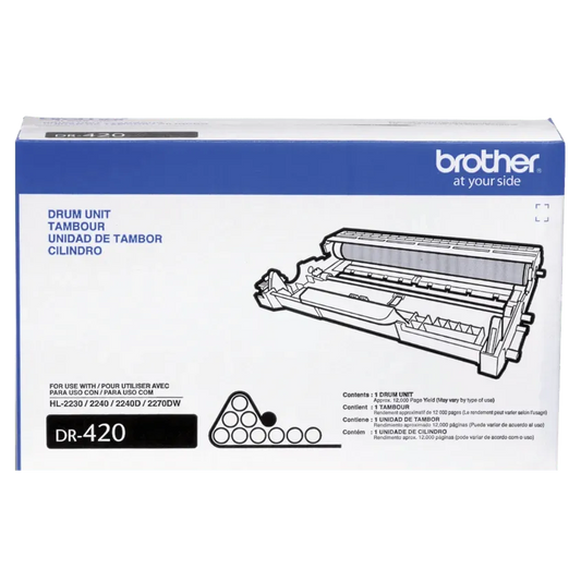 Brother DR420 Drum Unit with Approx. 12,000-Page Yield