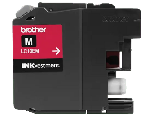 Brother Genuine LC10EM INKvestment Super High-yield Magenta Ink Cartridge