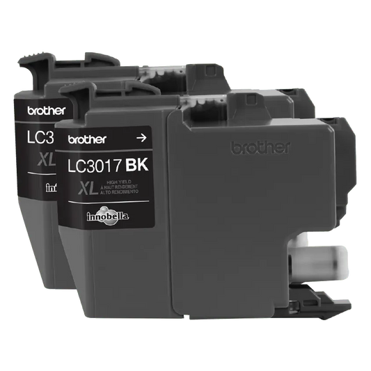 Brother Genuine LC30172PK High-yield 2 Pack Black Ink Cartridges