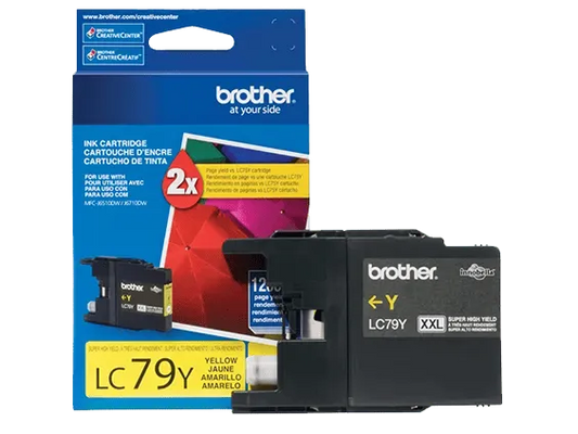 Brother Genuine LC79Y Super High-yield Yellow Ink Cartridge