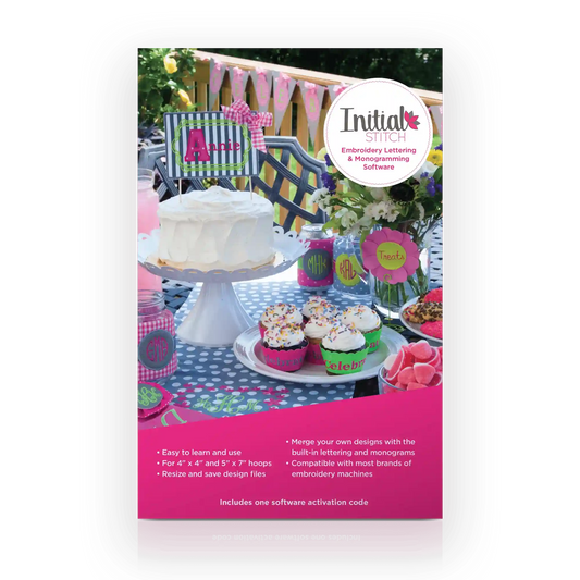 Brother SAINIT Embroidery Lettering and Monogramming Software