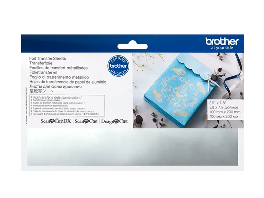 Brother CAFTSSIL1 Silver Foil Transfer Sheets