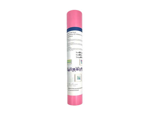 Brother CAVINYLPNKLT Lt Pink Adhesive Craft Vinyl, 6 ft Roll