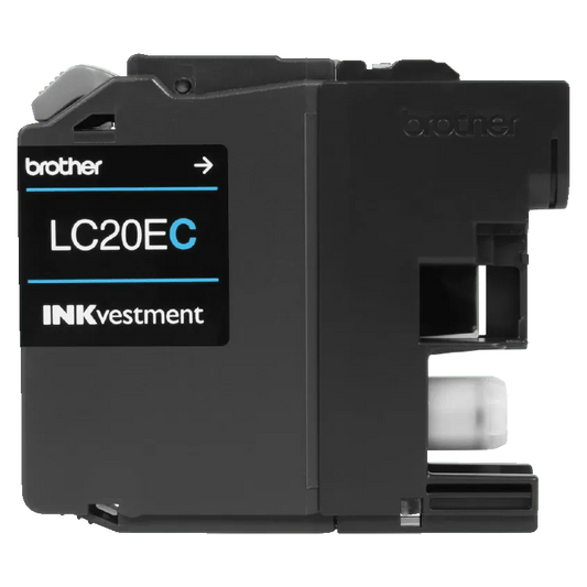 Brother Genuine LC20EC INKvestment Super High-yield Cyan Ink Cartridge