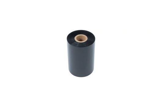 60mm (2.36") Wide TT Wax Ribbon, Black, 1” Core, 450m/Roll, 24 Rolls/Unit