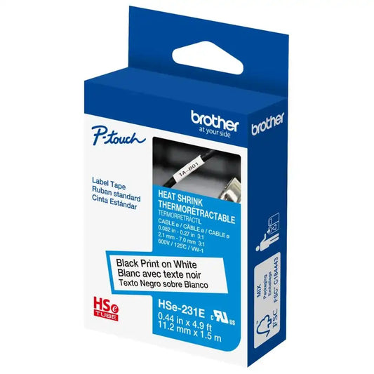 ~7/16in (AWG 8-18) x 4.9ft (11.2mm x 1.5m) Black on White 3:1 Heat Shrink Tube