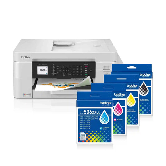 Brother MFC-J4355DW Wireless Color Inkjet All-in-One Printer Bundle