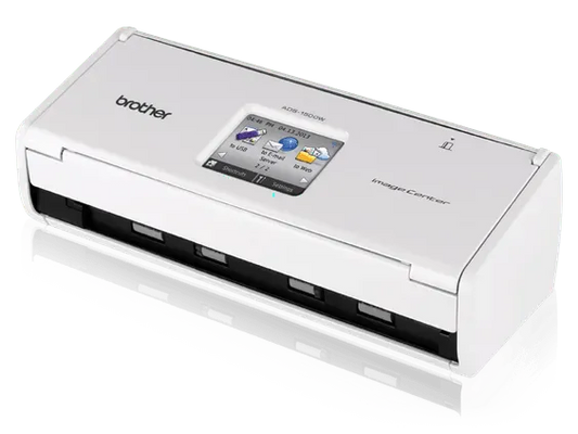 Brother ADS1500W Wireless Duplex Compact Color Desktop Scanner with Touchscreen