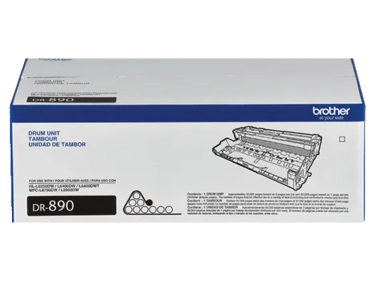 Brother DR890 Drum Unit with Approx. 50,000-Page Yield