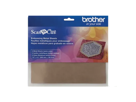 Brother CAEBSBMS1 Embossing Brass Metal Sheets