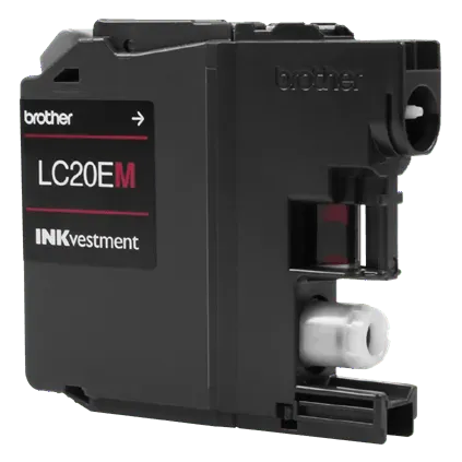 Brother Genuine LC20EM INKvestment Super High-yield Magenta Ink Cartridge