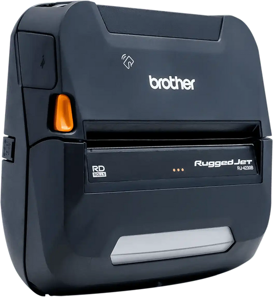 Brother RJ-4250WB-L Wireless 4-Inch Rugged Mobile Printer with Battery