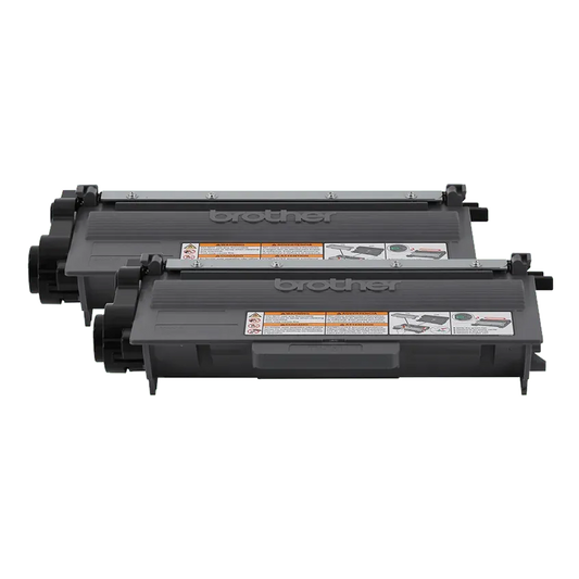 Brother Genuine TN7502PK High-Yield Black Twin Pack Toner Cartridges
