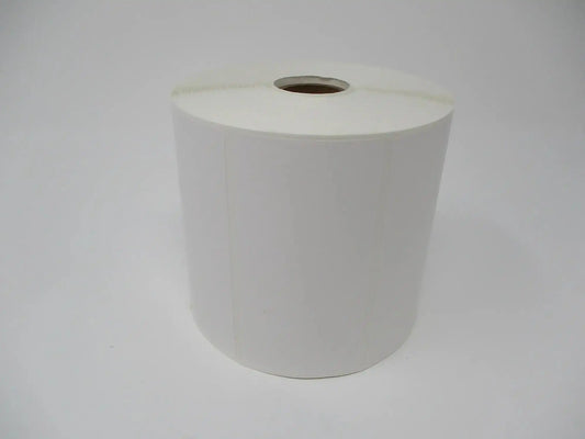 Multipurpose Thermal Transfer Premium Paper Label (for Wax and Wax/Resin Ribbons), 4” x 2”, White, Gap, 1” Core, 5” OD, 1,250 Labels/Roll, 4 Rolls/Case