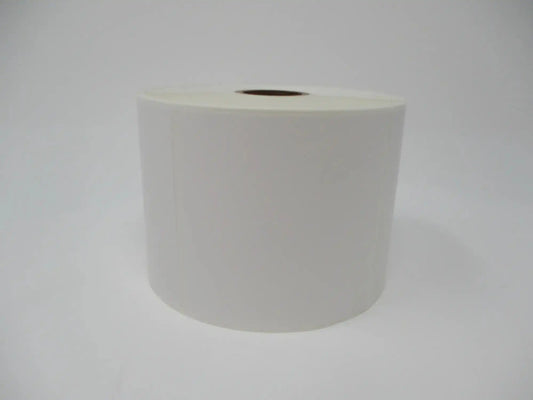 Multipurpose Thermal Transfer Premium Paper Label (for Wax and Wax/Resin Ribbons), 3” x 3”, White, Gap, 1” Core, 5” OD, 850 Labels/Roll, 4 Rolls/Case